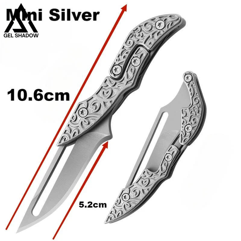 Damascus Steel Transformable Mechanical Magic knife-GS33