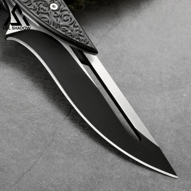 Damascus Steel Transformable Mechanical Magic knife-GS33