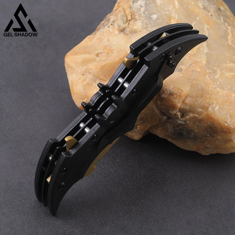 Dark Bat Knight Double Blade Folding Pocket Knife-GS39