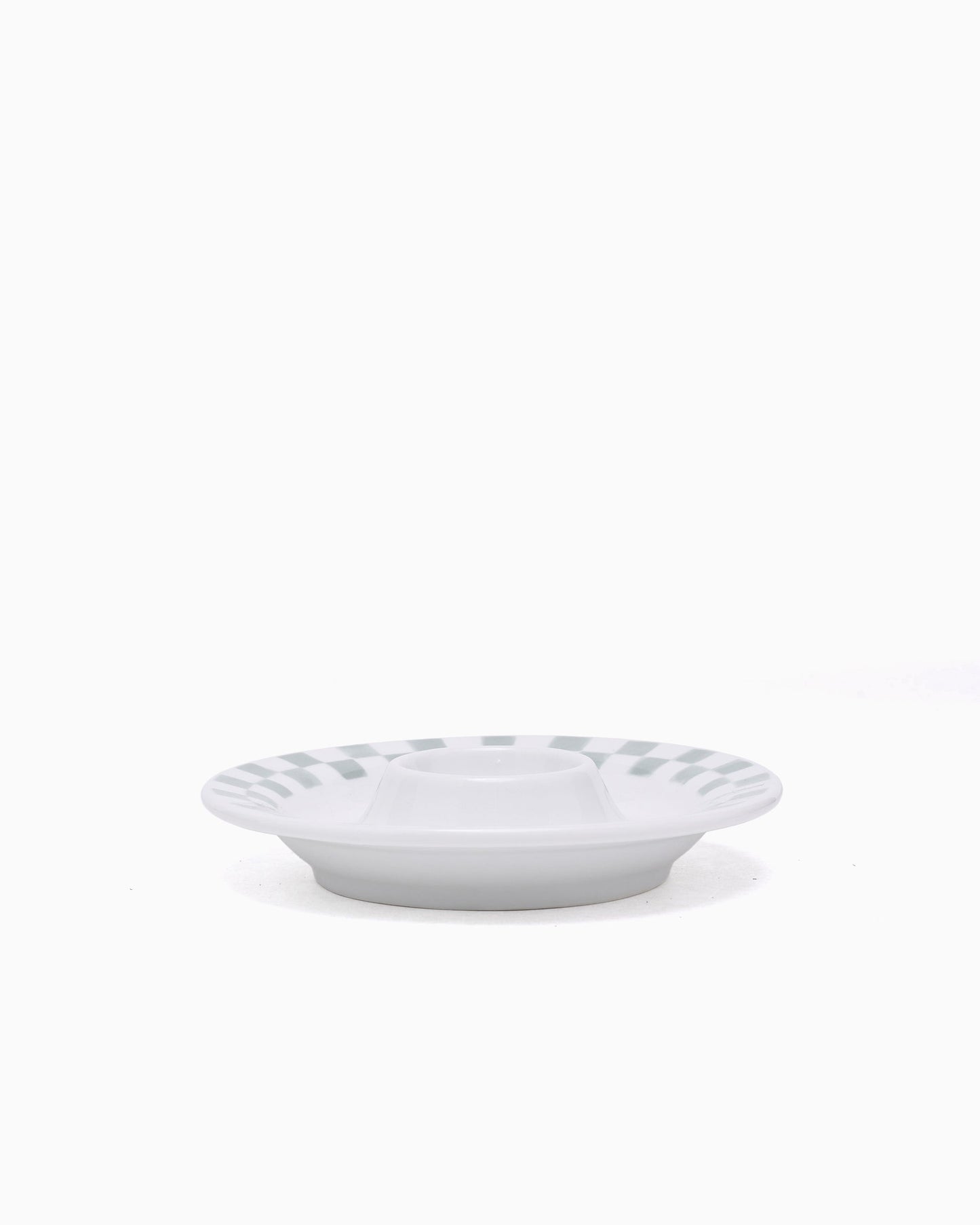 Café Kitsuné Checkerboard Porcelain Egg Cup