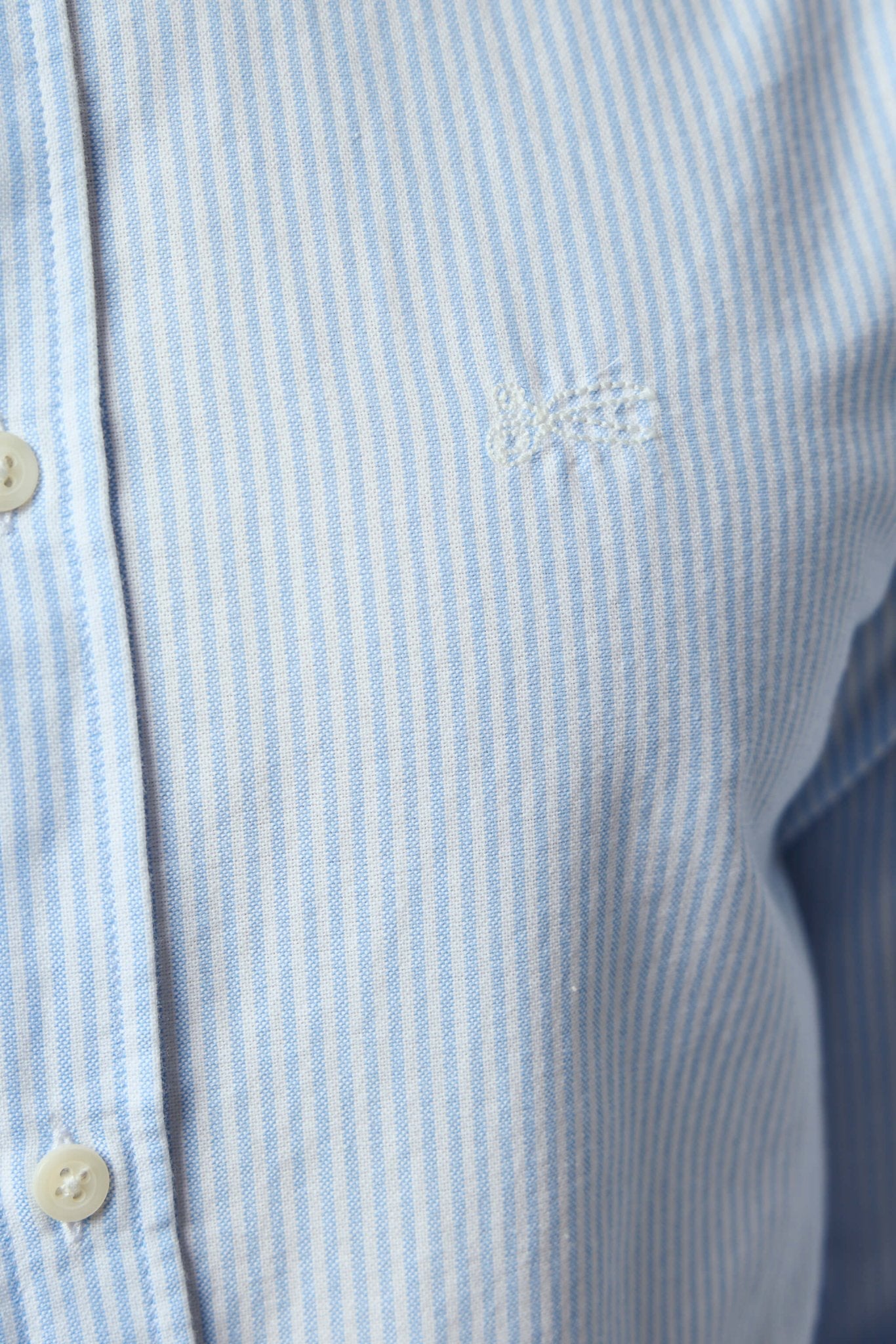Scissor Button Down Cotton Shirt