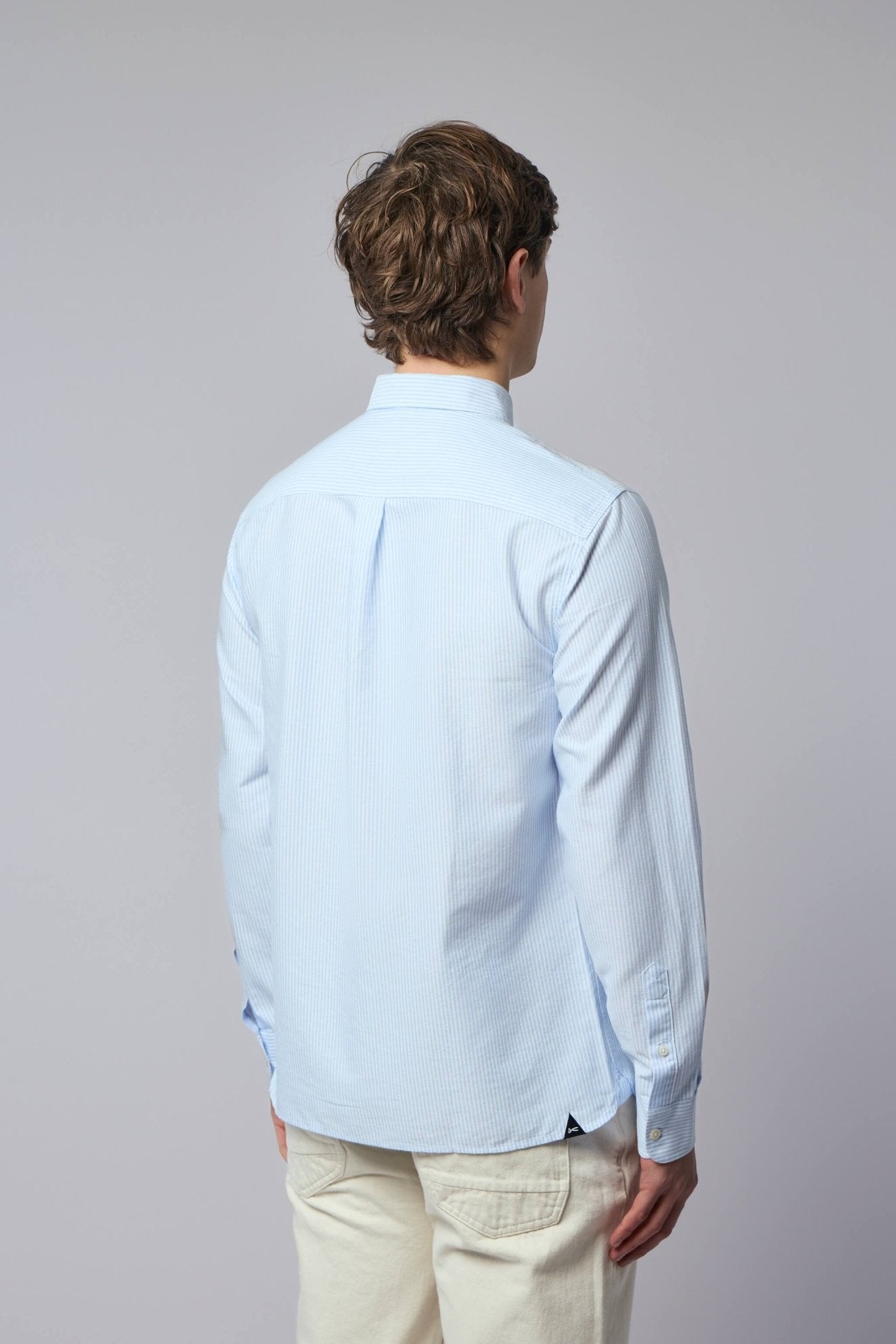 Scissor Button Down Cotton Shirt