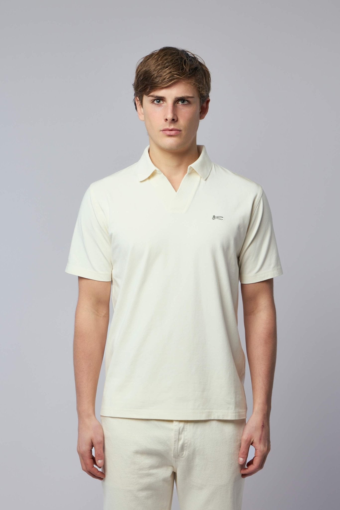 Scissor Open Collar Polo
