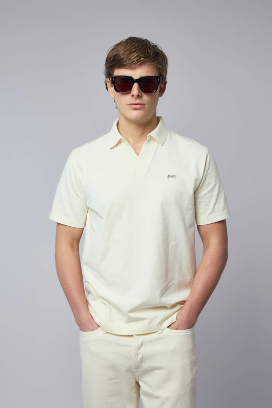 Scissor Open Collar Polo