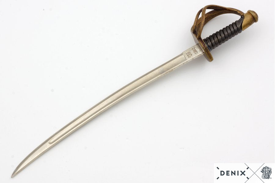 US Civil War Officer's Sabre with Scabbard Collectible (26cm)