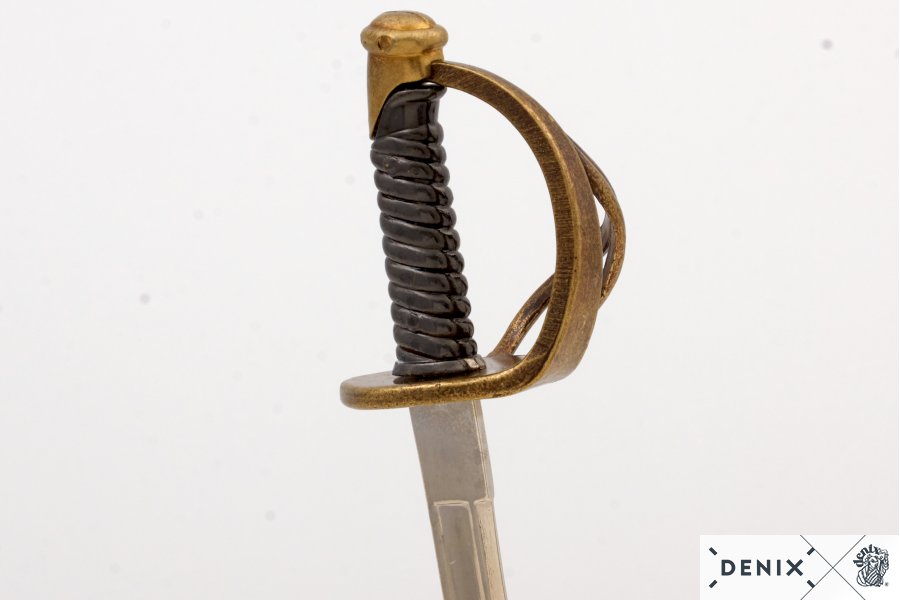 US Civil War Officer's Sabre with Scabbard Collectible (26cm)