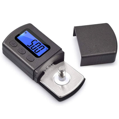 Digital Turntable Stylus Force Scale Gauge 0.01g/5.00g Blue LCD Backlight for Tonearm Phono Cartridge