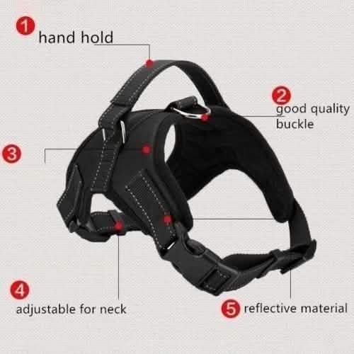 Dog Soft Adjustable Harness