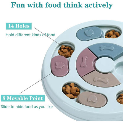 Dogs Food Puzzle Feeder Toys for IQ Training and Mental Enrichment