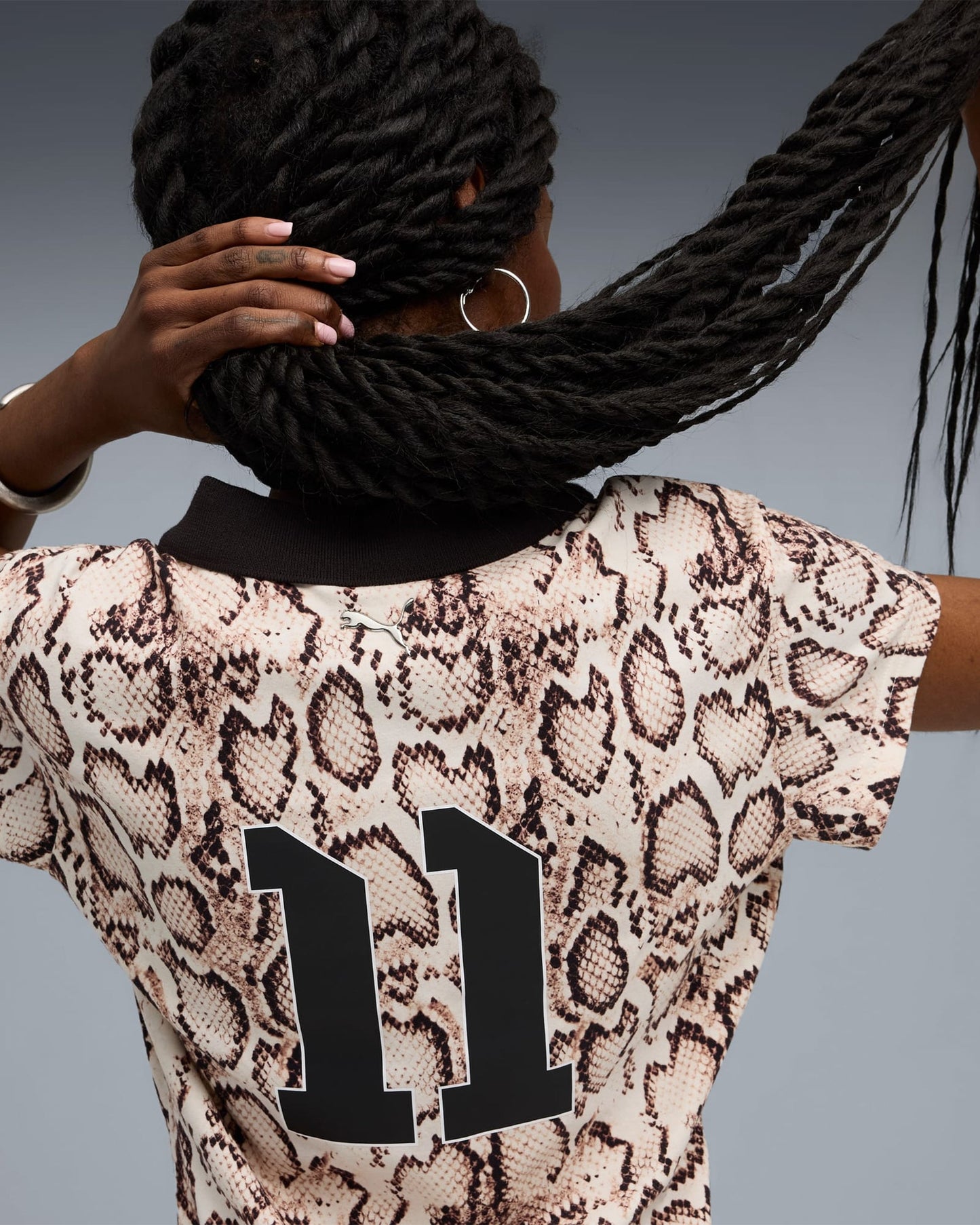 Vestido corto Relaxed Puma x A$AP ROCKY Snakeskin Futbol para mujer