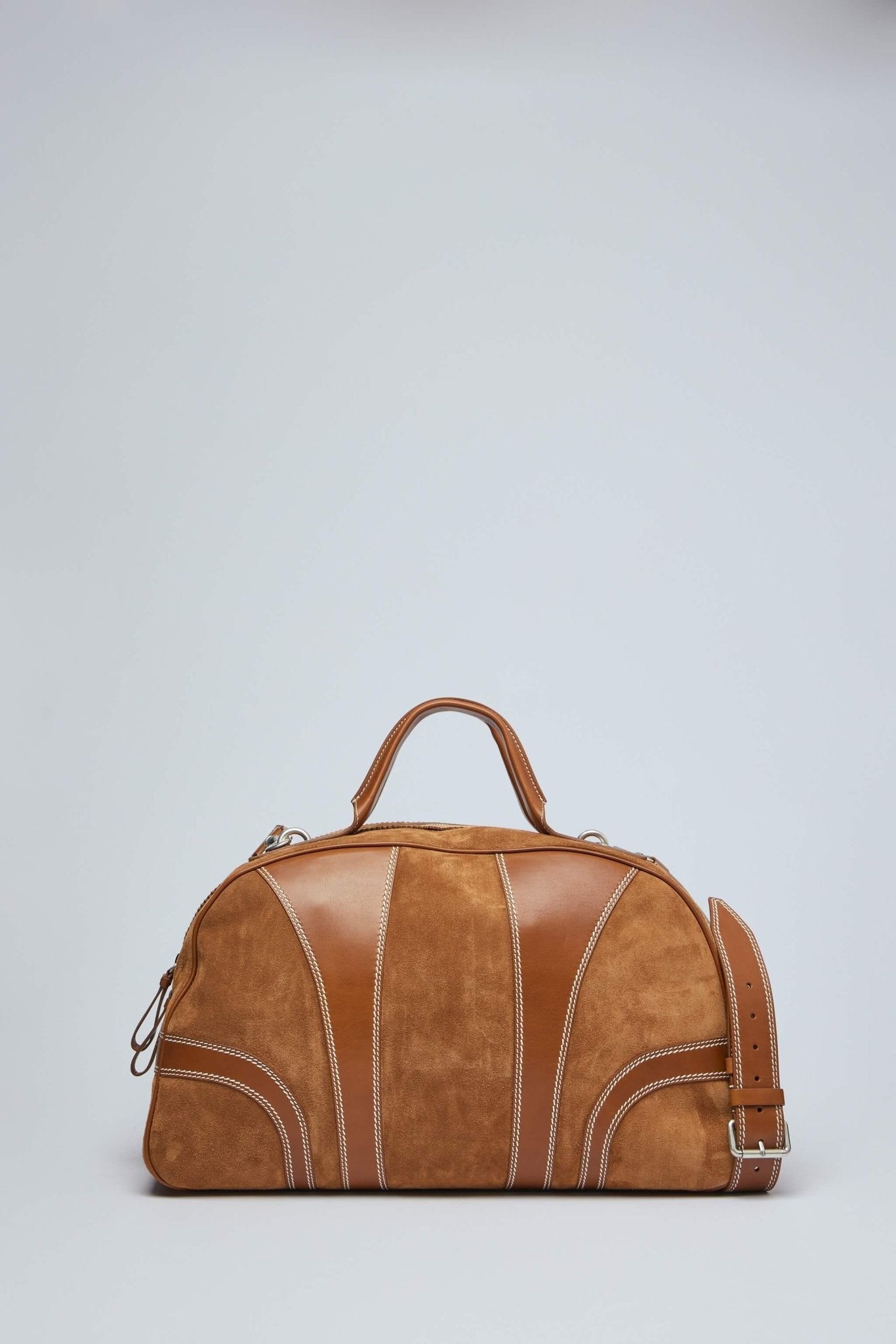 Suede Duffle Bag