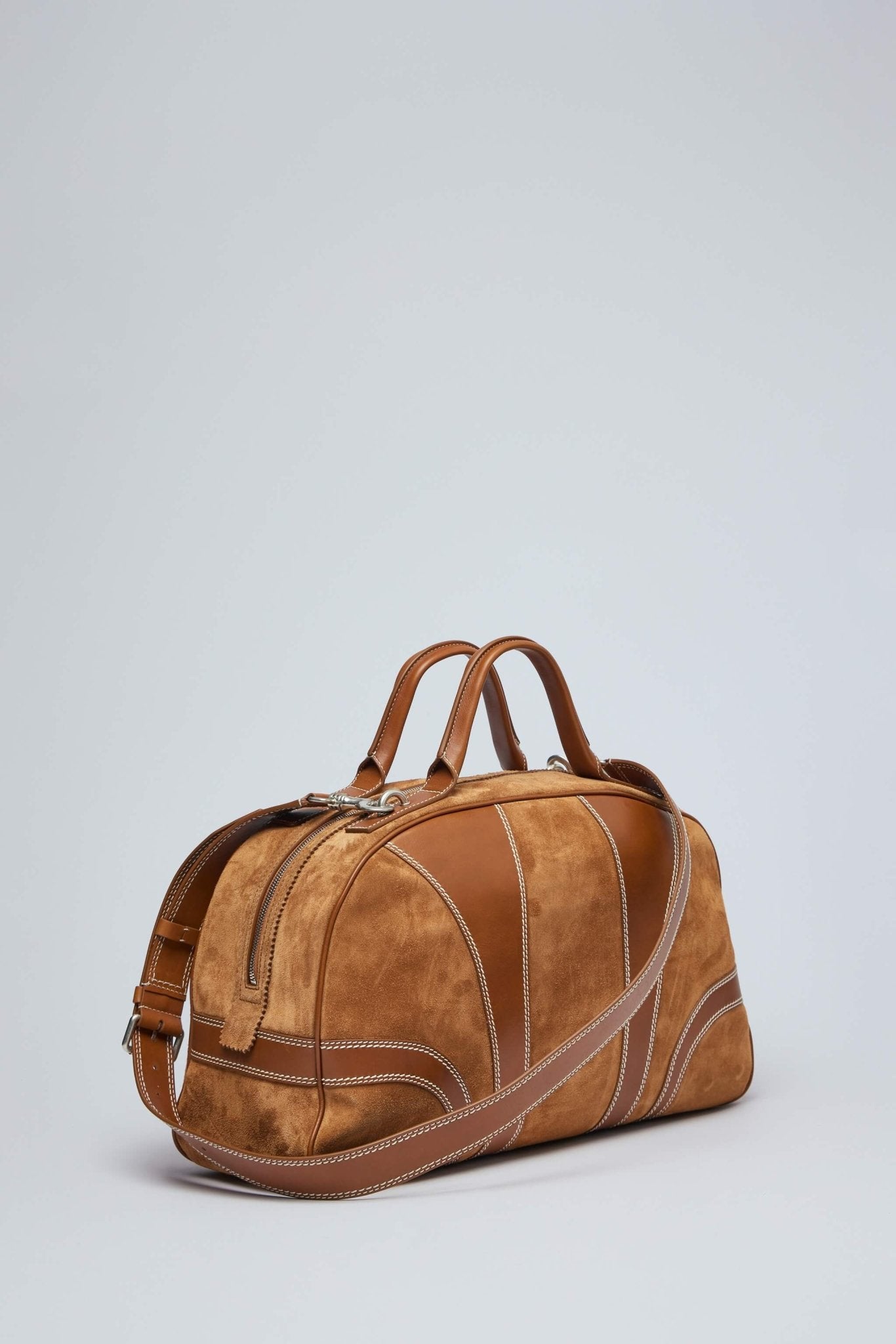 Suede Duffle Bag