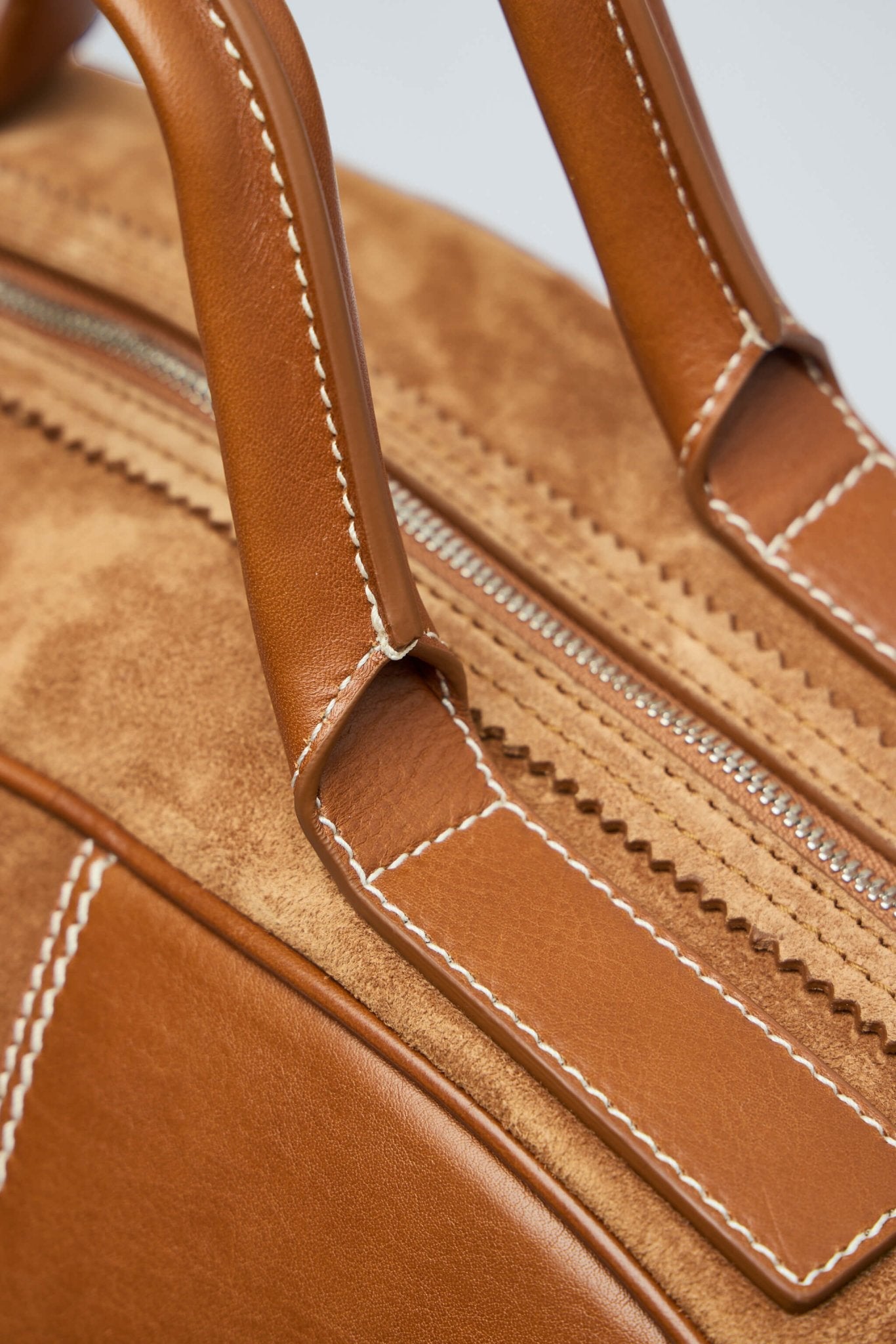 Suede Duffle Bag