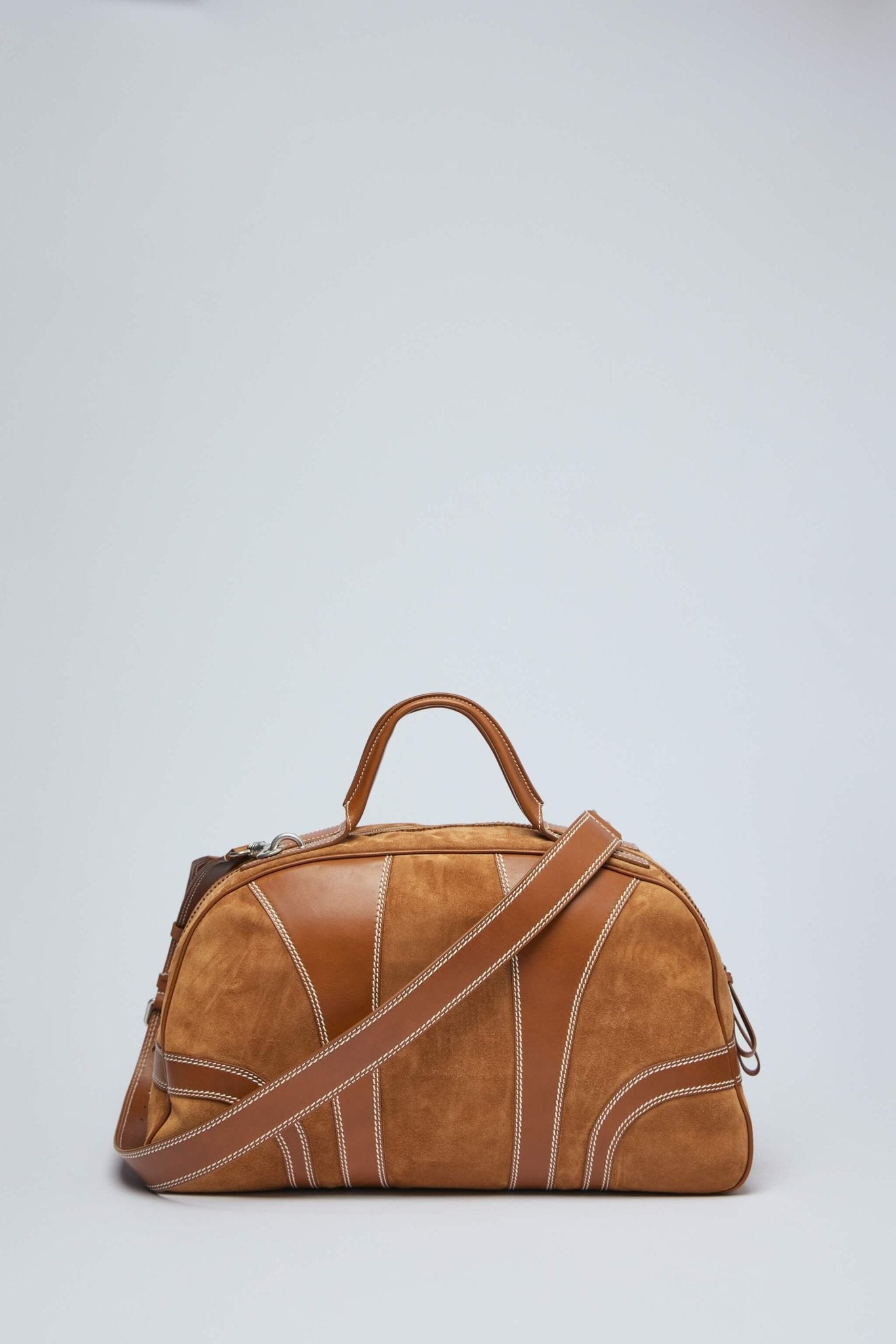 Suede Duffle Bag