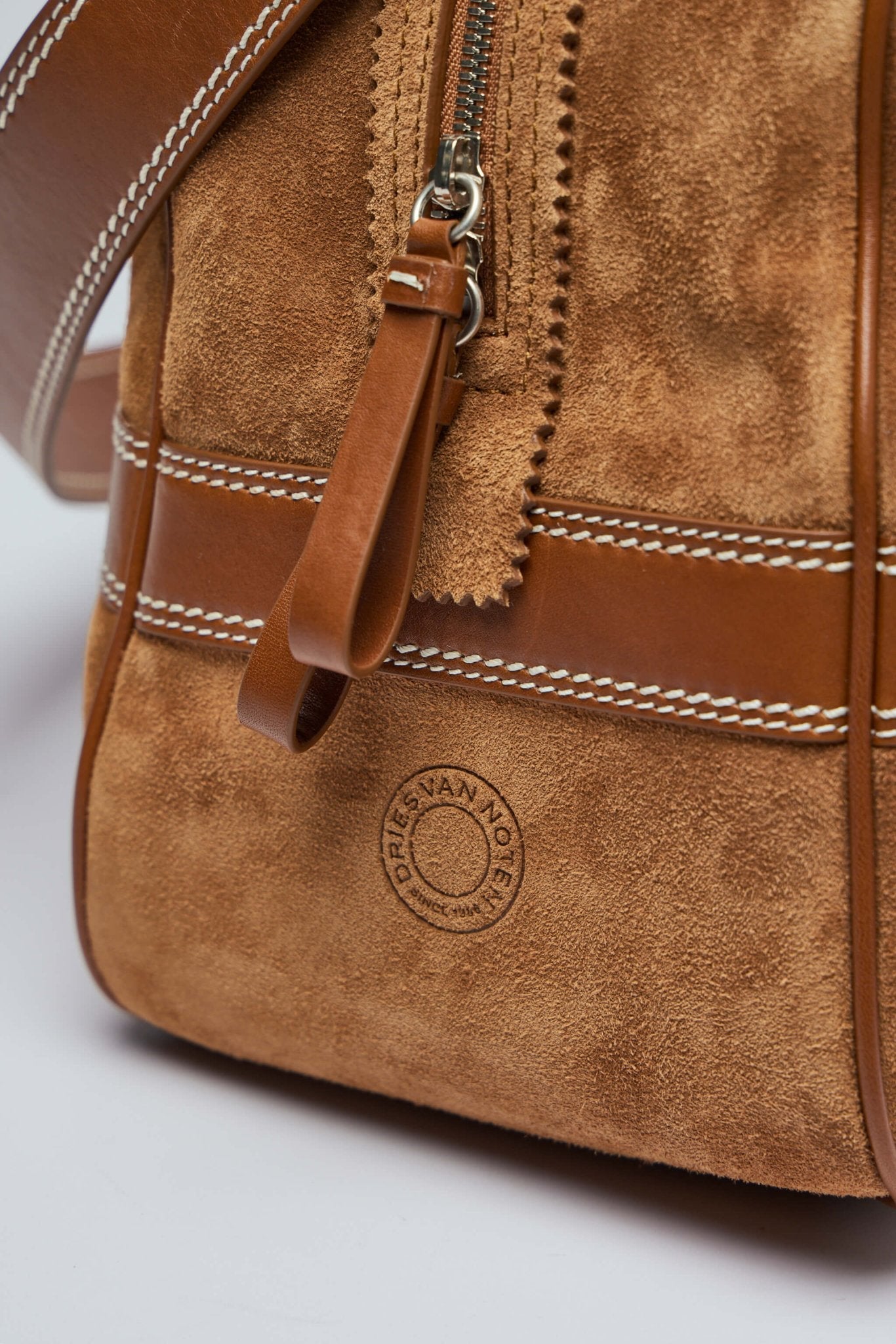 Suede Duffle Bag