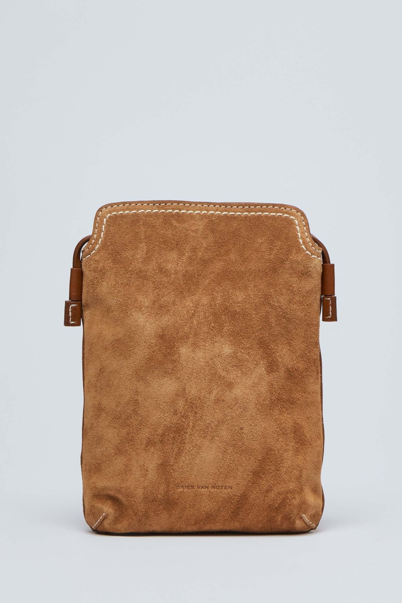 Pleated Leather Clutch