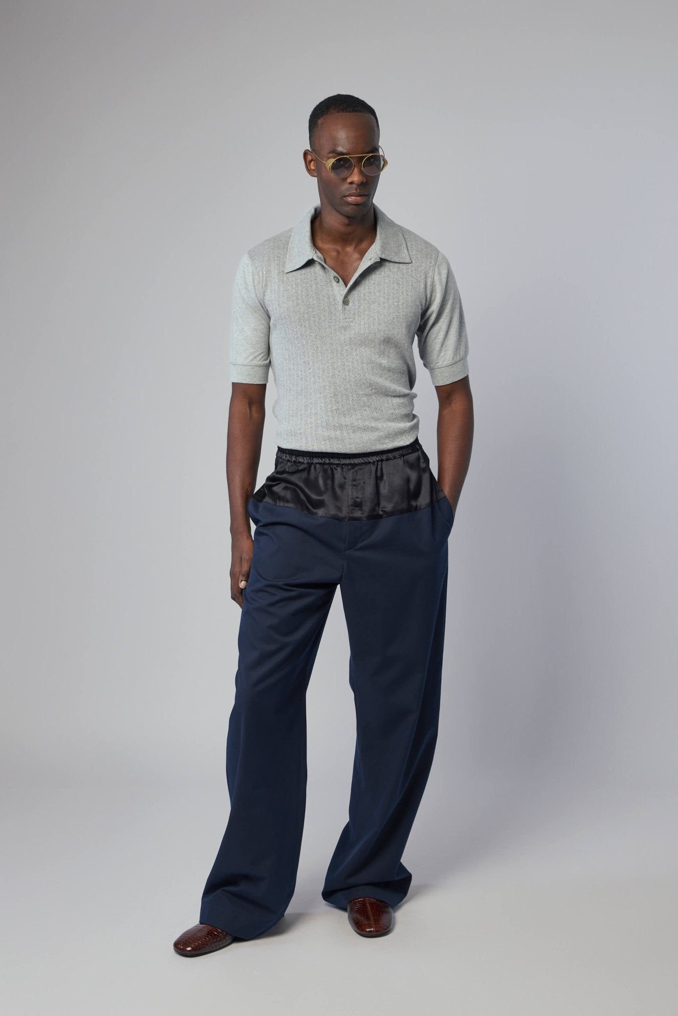 Pointelle Jacquard Polo