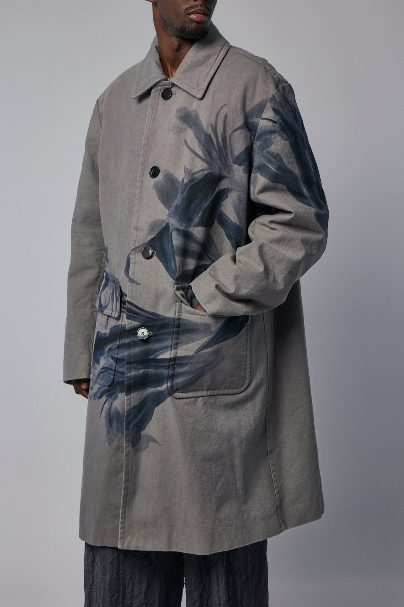 Randale Floral Cotton Trench Coat