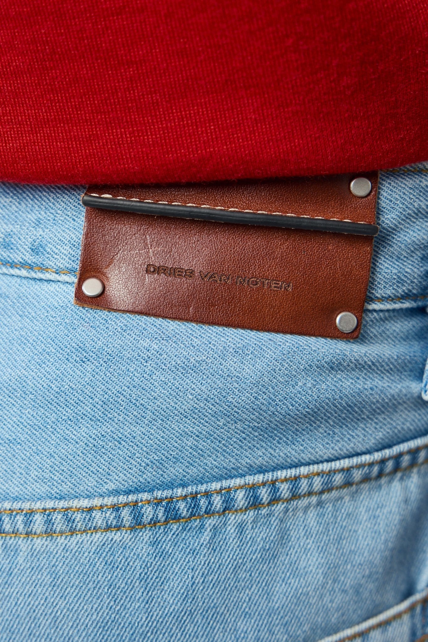 Pleated Jeans