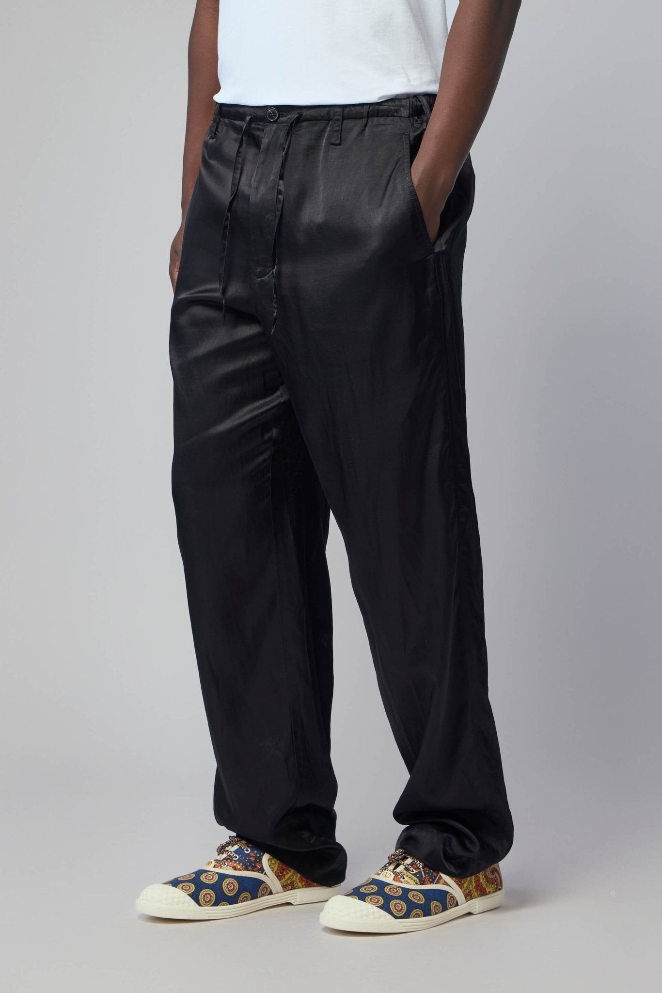 Fluid Viscose Cotton Trouser