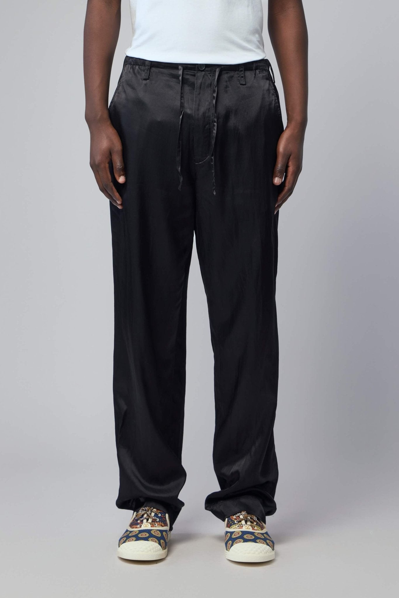 Fluid Viscose Cotton Trouser