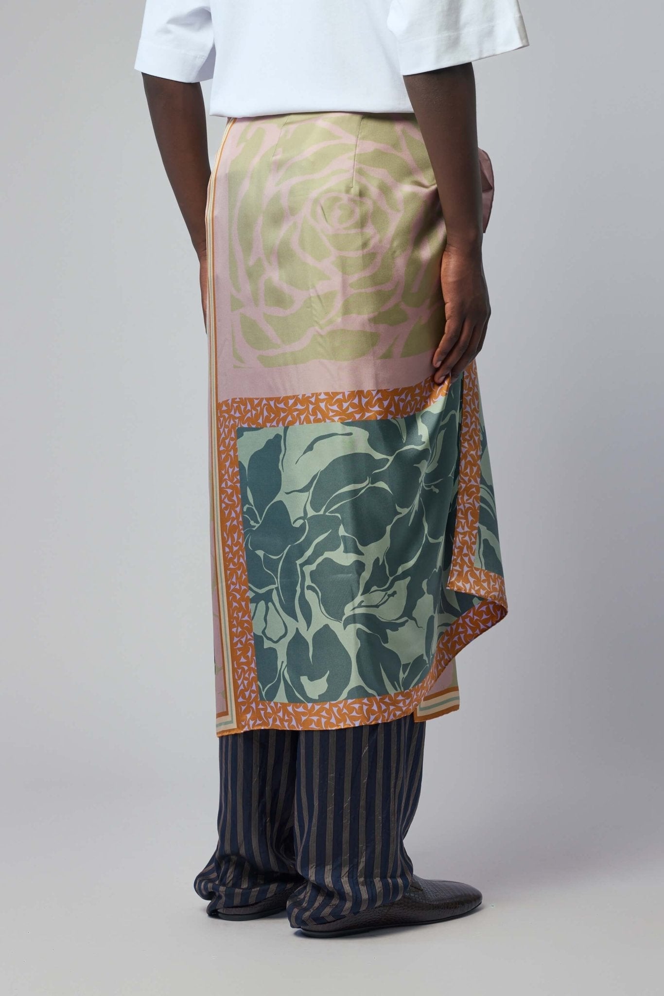 Long Wrap Scarf-skirt