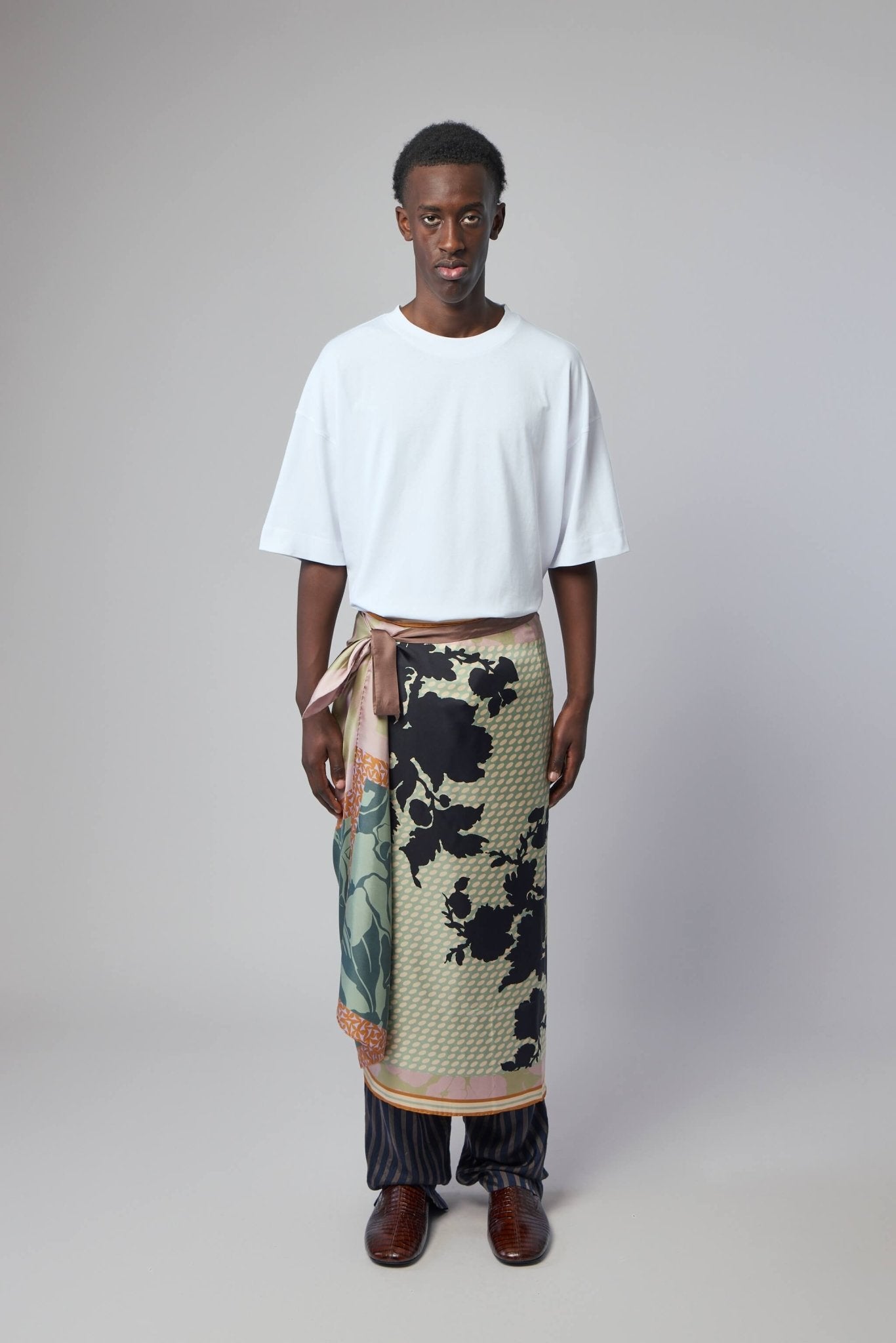 Long Wrap Scarf-skirt