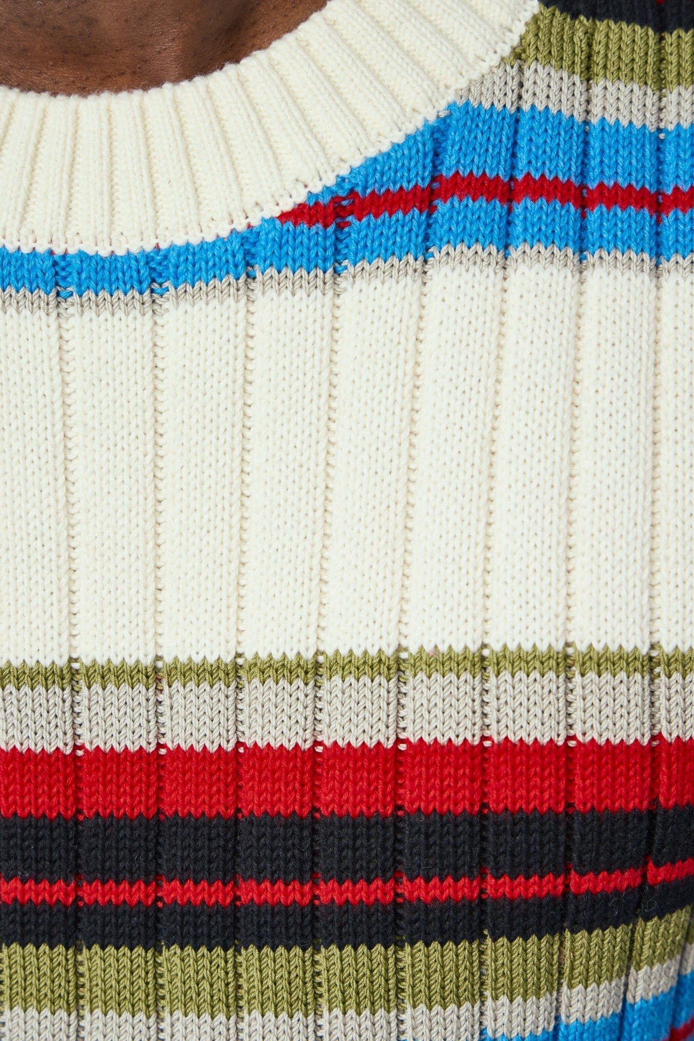 Striped Sleeveless Sweater