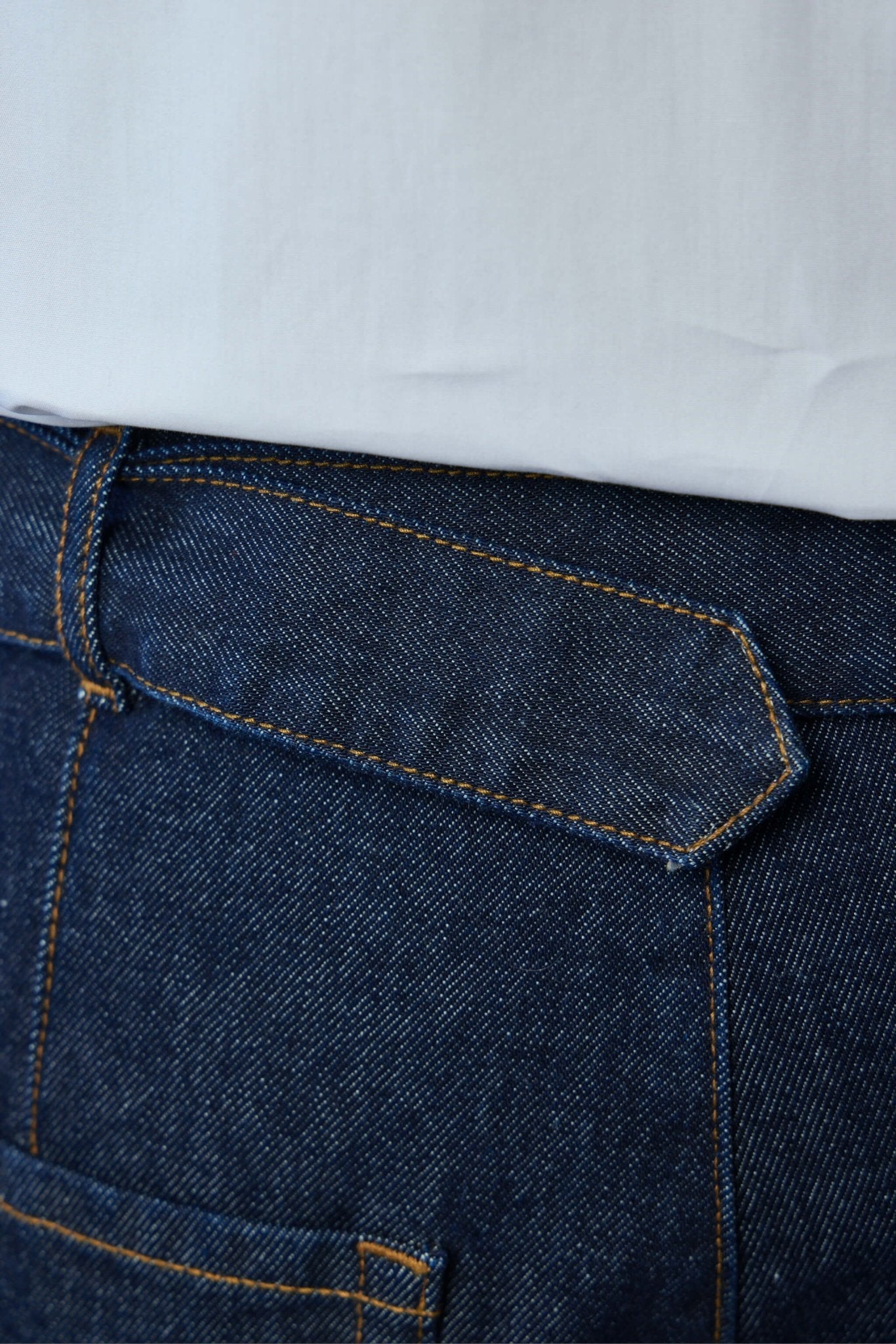 Wide Pleated Jeans