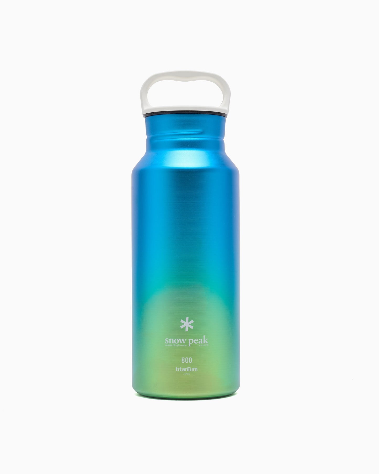 Botella Snow Peak Recycled Titanium Aurora
