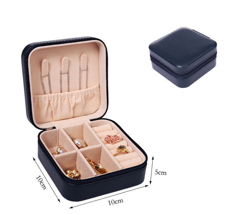 Elegant Mini Jewelry Case in Multiple Colors for Every Style