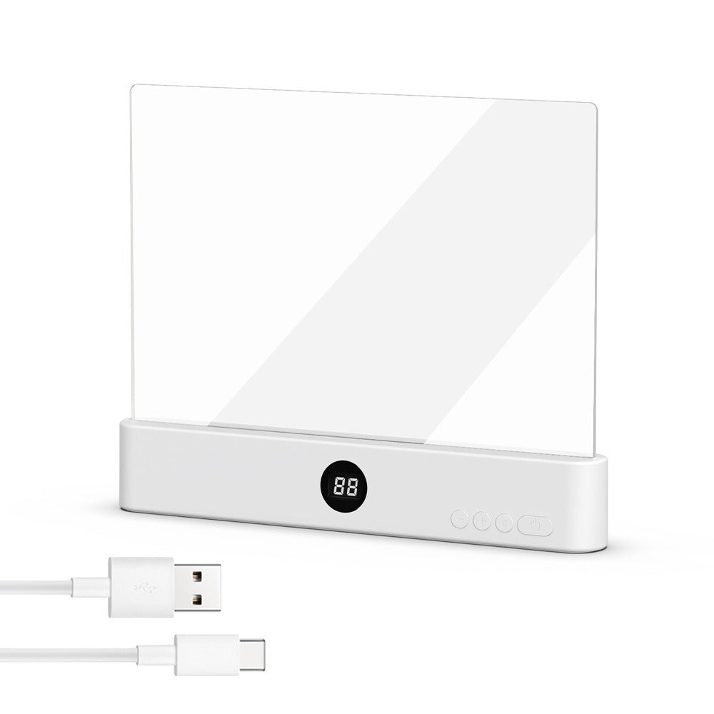 2-in-1 Rechargeable Book Reading Light with Timer and 3 Color Modes
