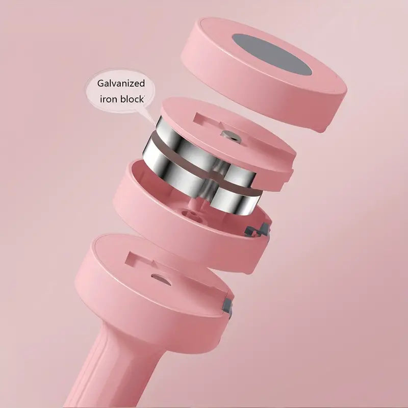 Adjustable Weighted Dumbbells Set (2-5kg/4.41-11.02lbs) - Pink