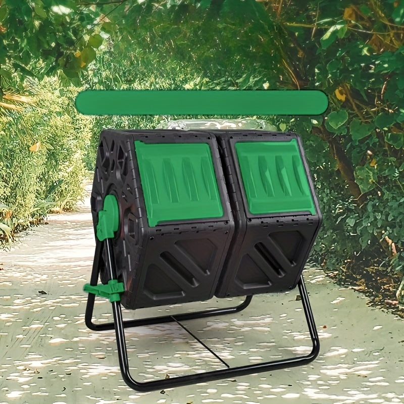 Dual Chamber Rotating Compost Bin