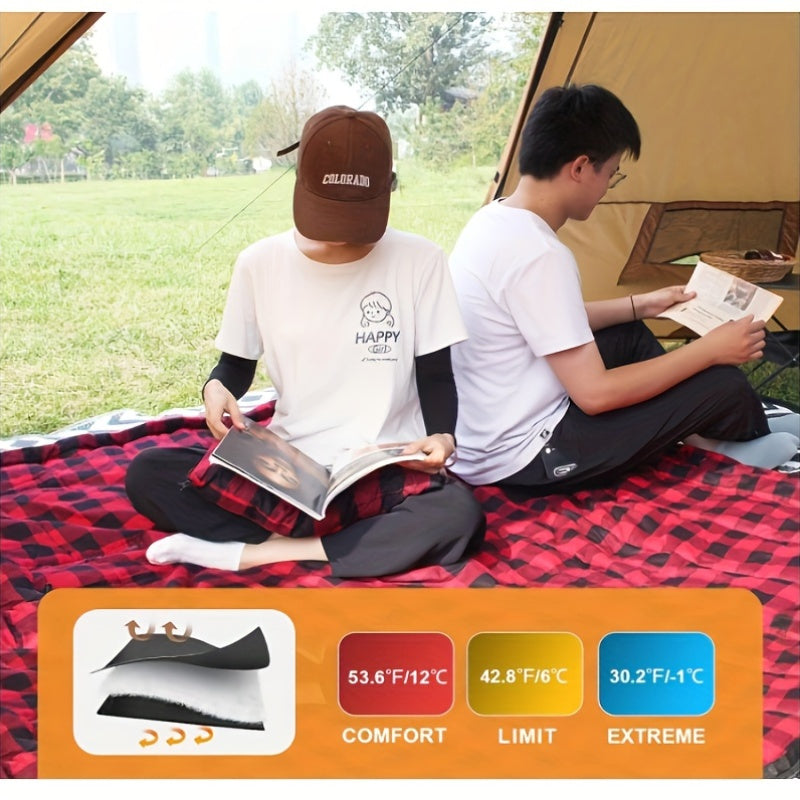 2 Person Double Sleeping Bag for Camping (220x150cm)