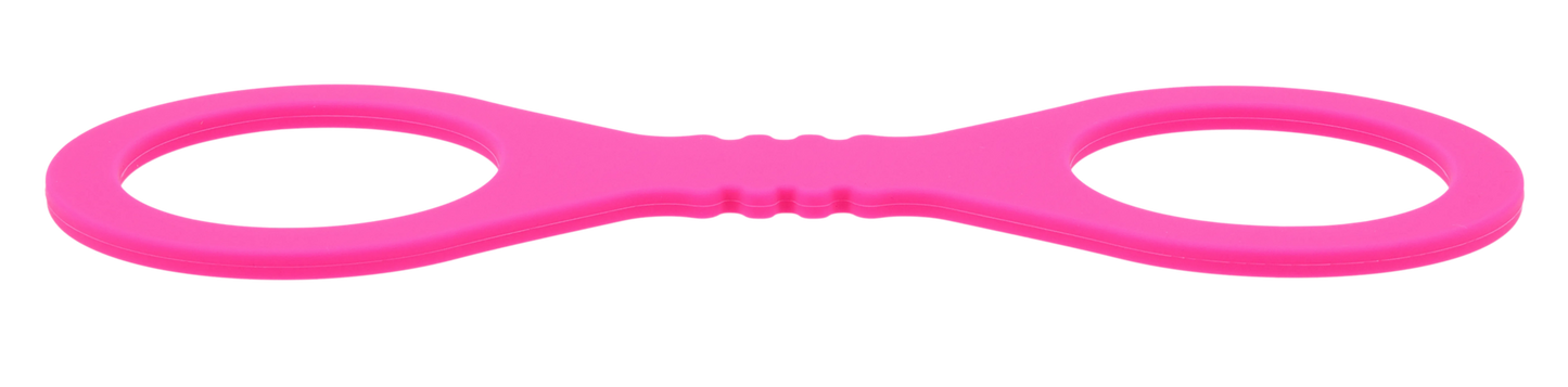 Hot Pink Small Silicone Cuffs