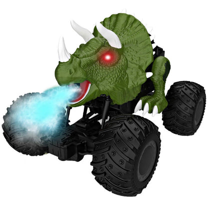 Electric Dinosaur Remote Control Spray Stunt Car