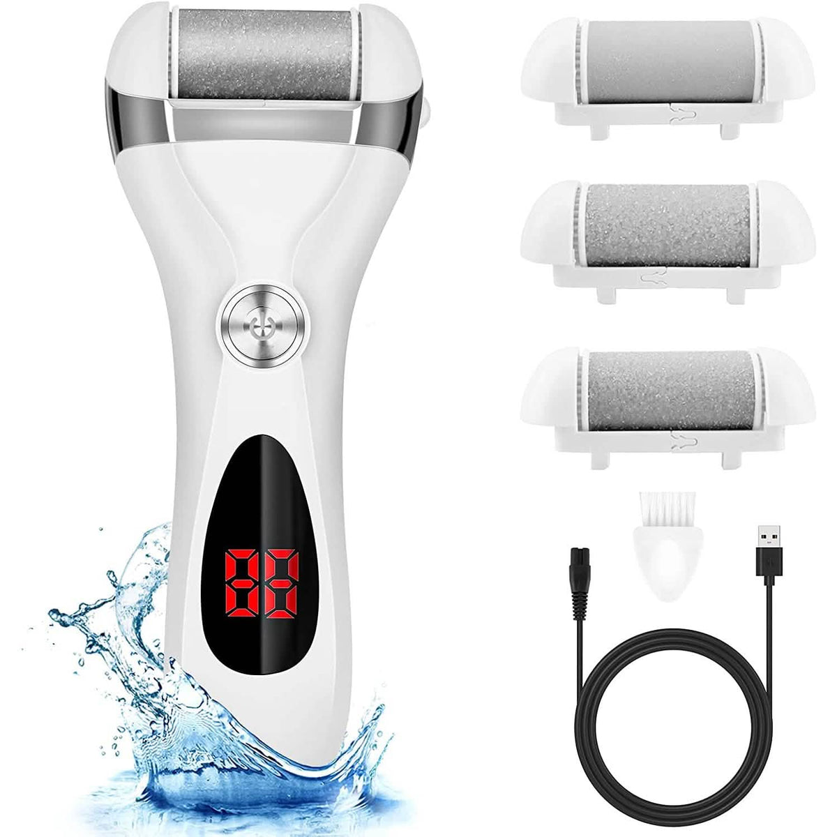 Elmchee Rechargeable Foot Callus Remover Kit