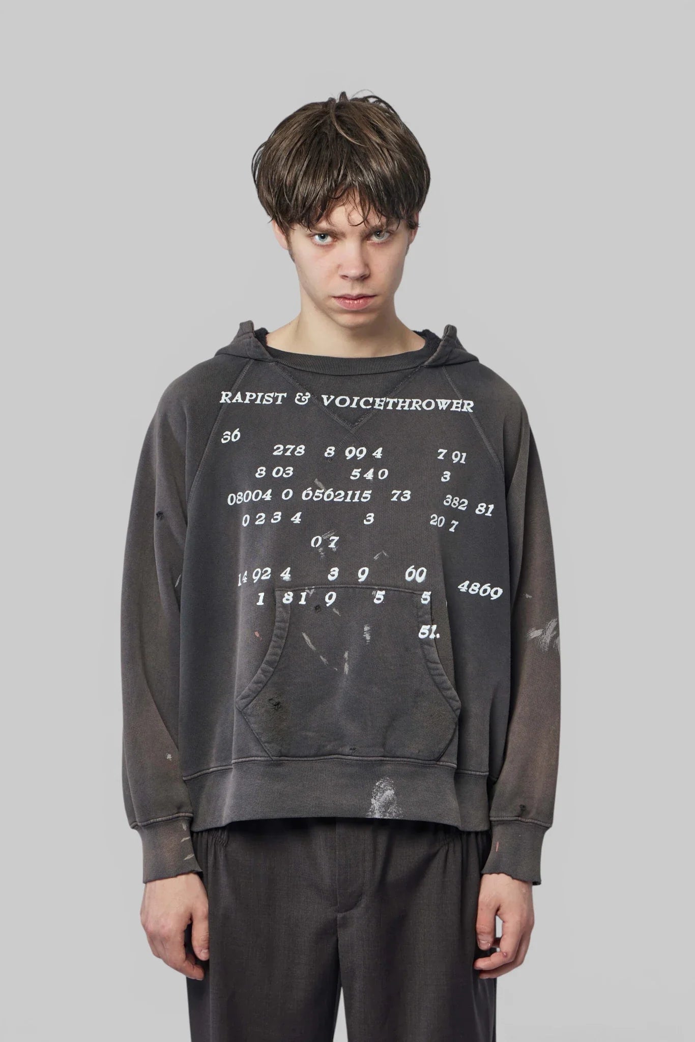 Voice Thrower Logo Raglan Afterhood