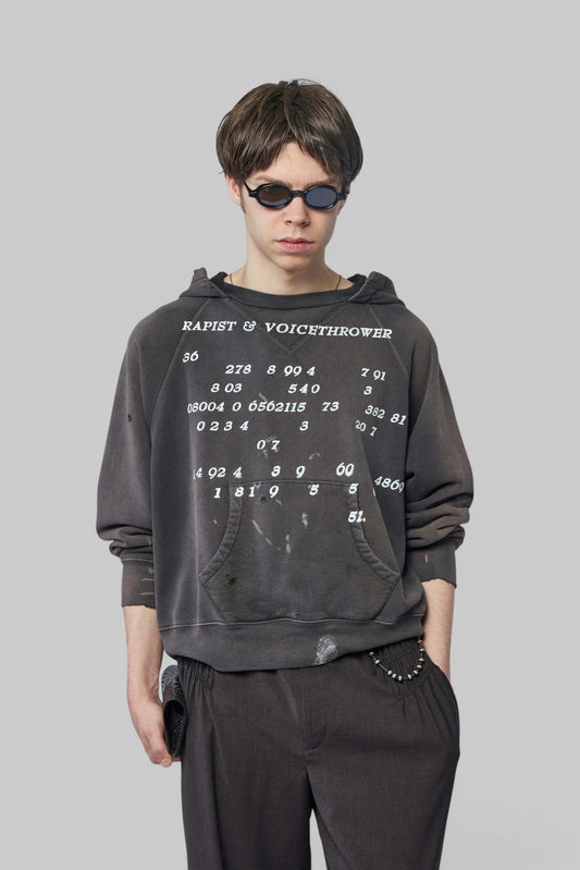 Voice Thrower Logo Raglan Afterhood