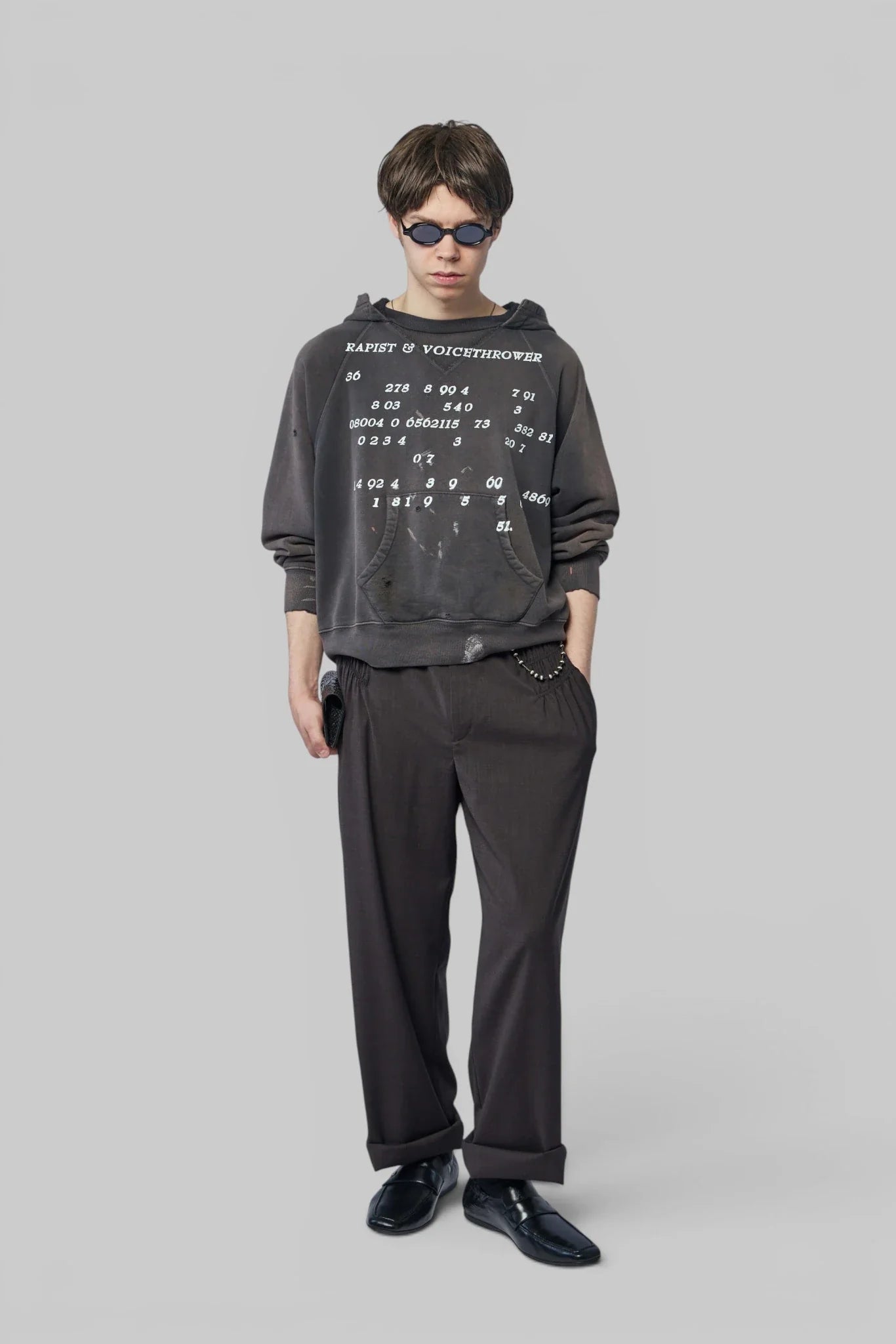 Voice Thrower Logo Raglan Afterhood