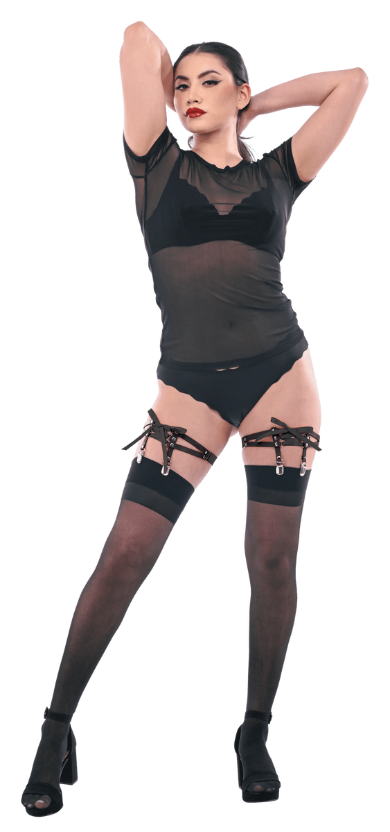 Laced Up Garters