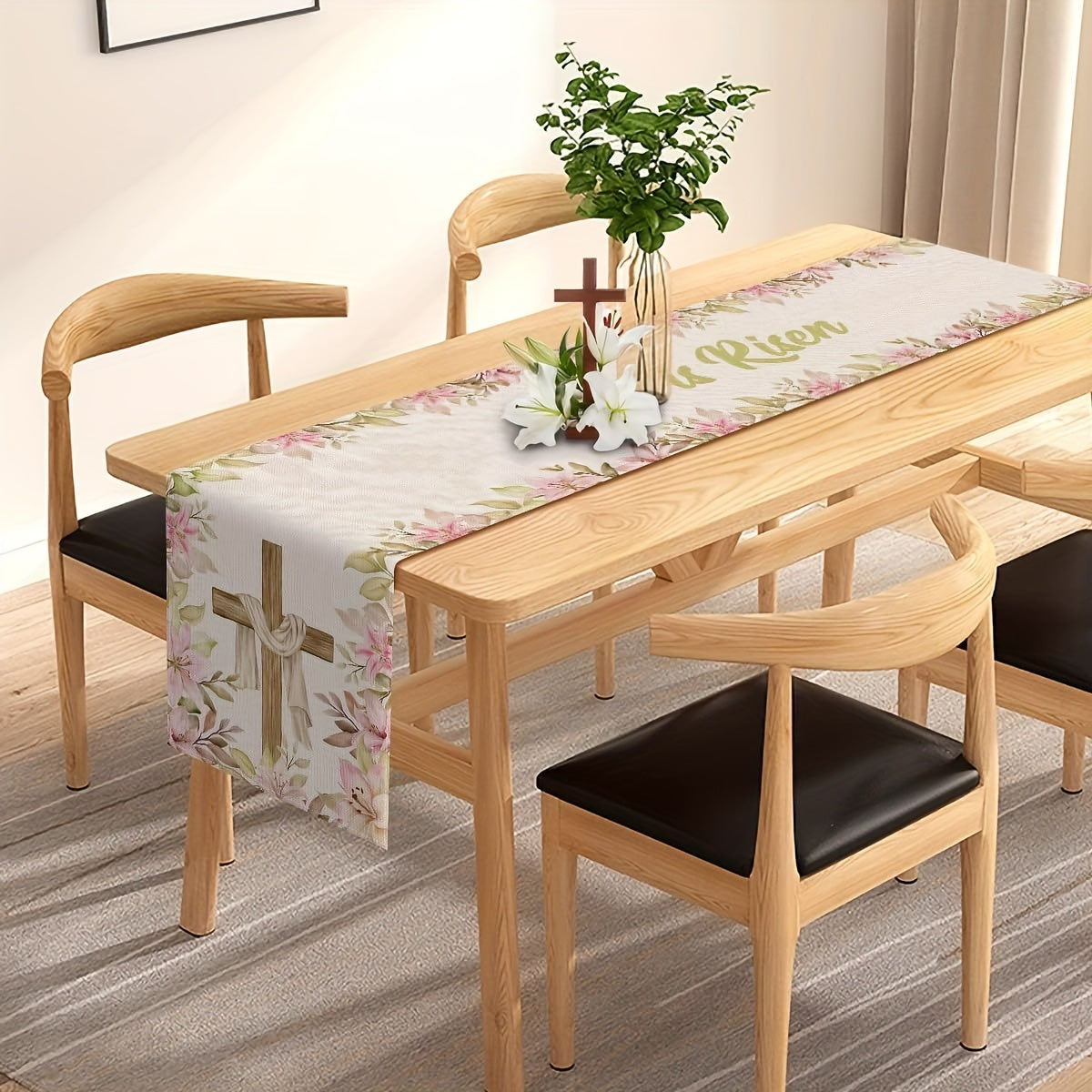 Easter Table Runner Spring Party Decoration