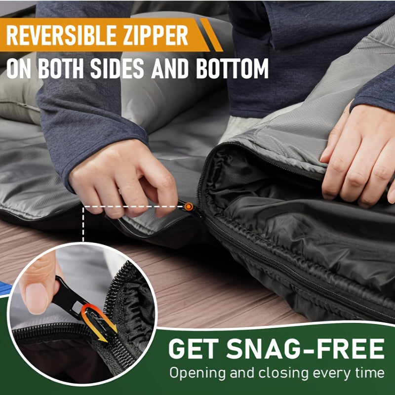 Double Sleeping Bag for Camping and Hiking Couples