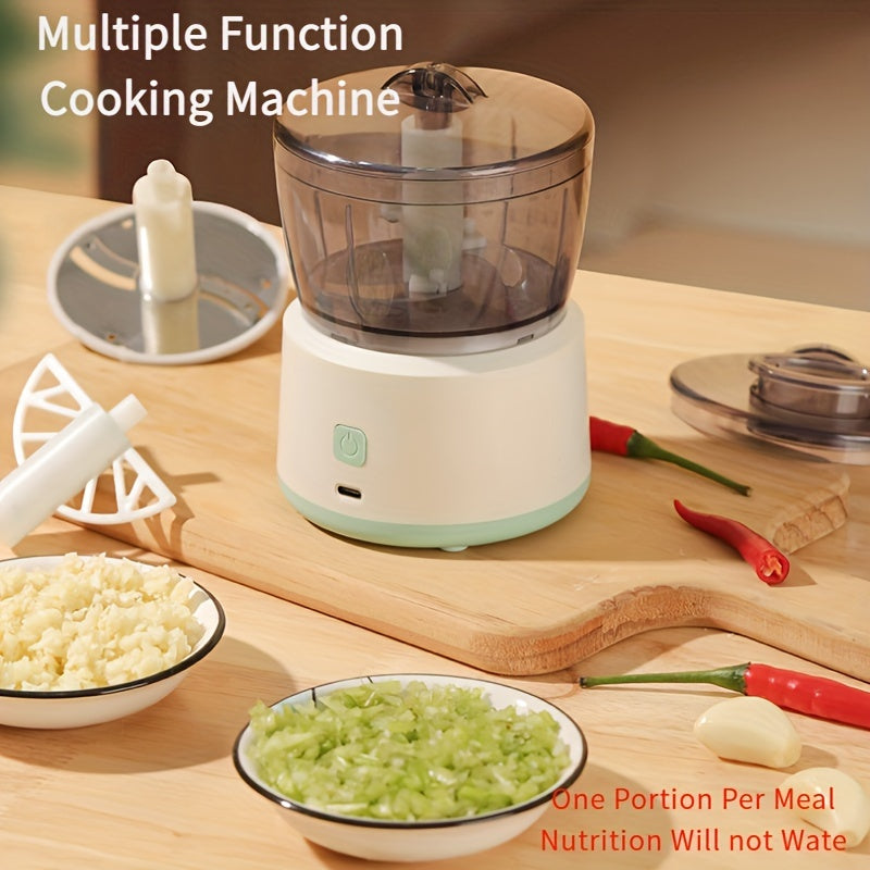 Mini Food Wireless Processor Grinder Chopper