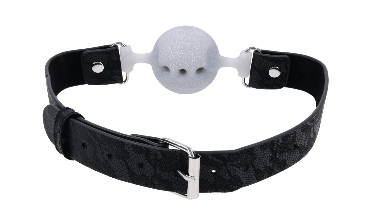 Lace Silicone Breathable Ball Gag