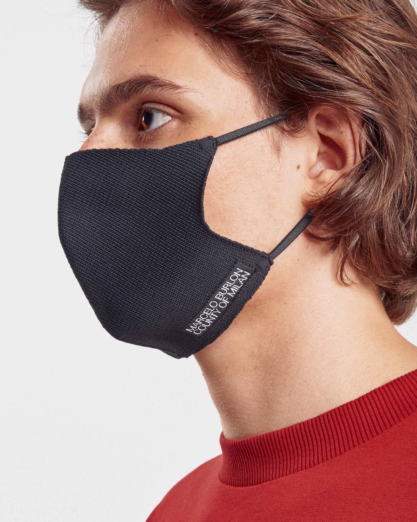 Mascarilla Marcelo Burlon Logo Knit Mask Unisex