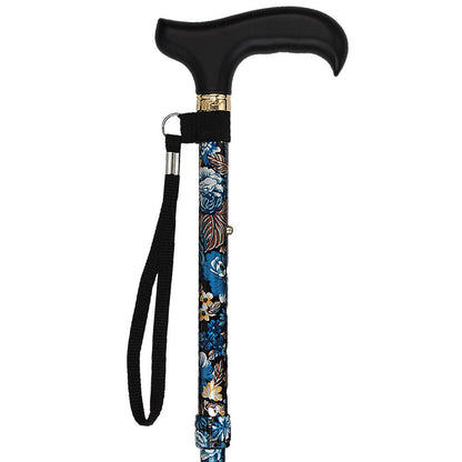 Evening Splendor Cane: Folding Adjustable with SafeTbase