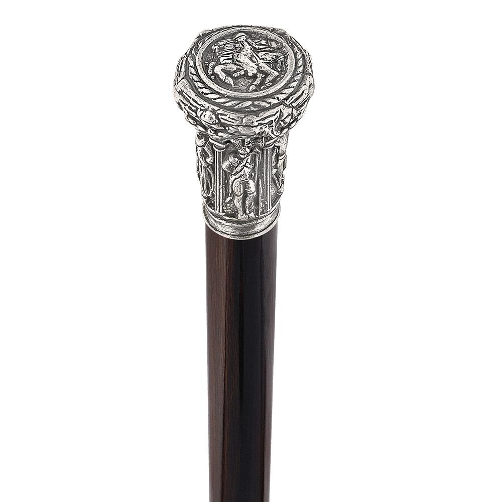My Lord Emperor Solid Pewter Silver Knob w/ Stamina Wood Shaft