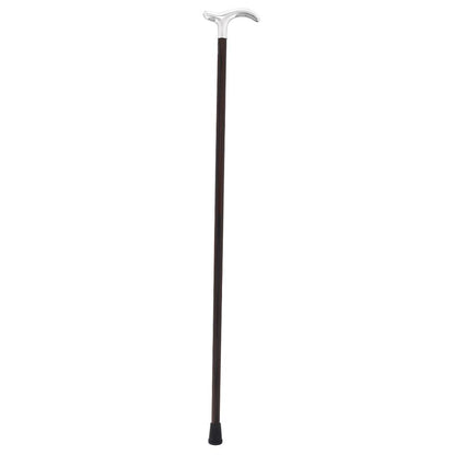 Silver Plated Fritz Handle on Macassar Carbon Fiber Shaft